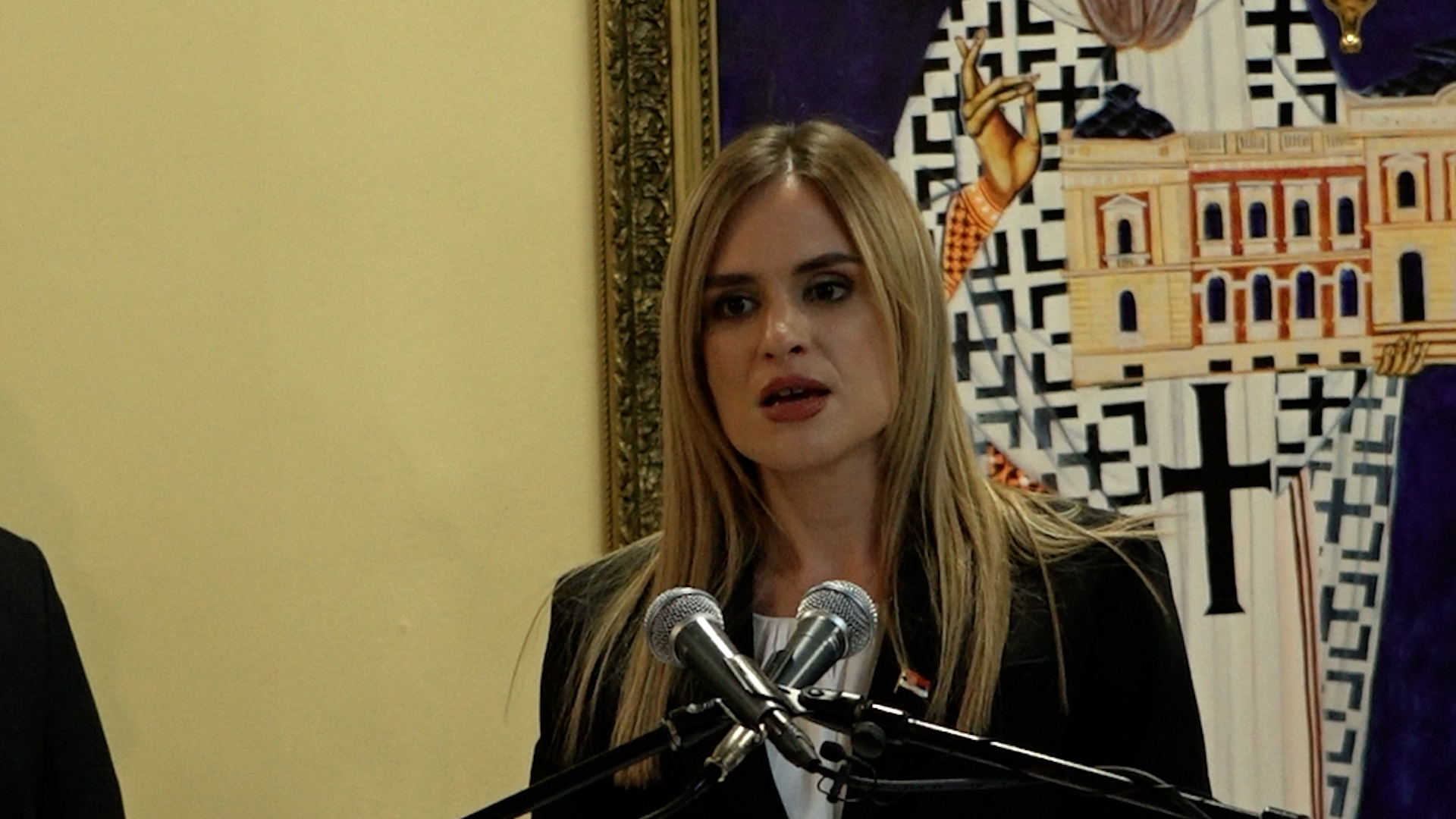 Sremski Karlovci, Milica Djurdjevic Stamenkovski ministarka za rad, zaposljavanje, boracka i socijalna pitanja, ovde su postavljeni temelji koji svedoce o zavetu slobode, o zavetu pravde Sremski Karlovci, Milica Djurdjevic Stamenkovski ministarka za rad, zaposljavanje, boracka i socijalna pitanja, ovde su postavljeni temelji koji svedoce o zavetu slobode, o zavetu pravde